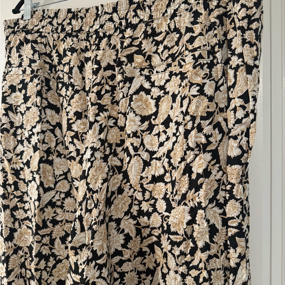 Old navy - wide leg elastic waist cinch cropped pants - size 2x plus - Picture 5 of 5